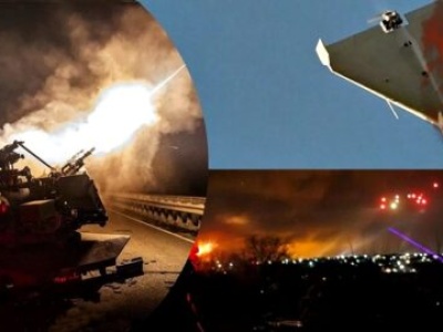 Tak się odpiera atak powietrzny! Na miasto leciało 10 rakiet i 60 Shahedów