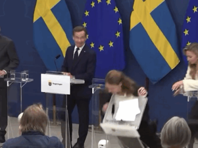 Szwedzka minister zdrowia, która wciskała zastrzyki, nagle zasłabła w telewizji na żywo