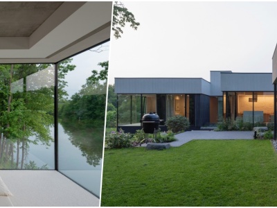 Dom nad stawem. Nowoczesna bryła powstała w Kownie