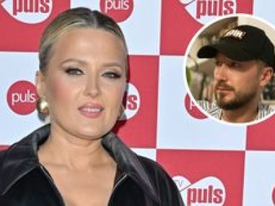 Gosia Andrzejewicz cała na czarno. Projektant: 