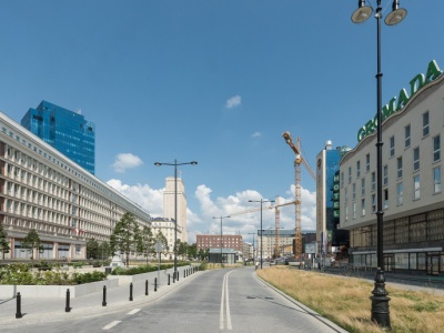 Na Placu Powstańców Warszawy powstaje skwer