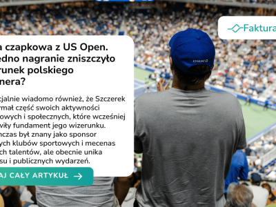 Afera czapkowa z US Open. Jak jedno nagranie zniszczyło wizerunek polskiego milionera?
