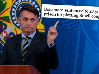 Brazylia: Bolsonaro, były prezydent, został skazany na 27 lat za planowany zamach stanu