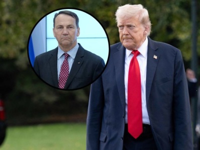 Trump o rosyjskich dronach. Zdecydowana reakcja Sikorskiego. Nie przebierał w słowach!