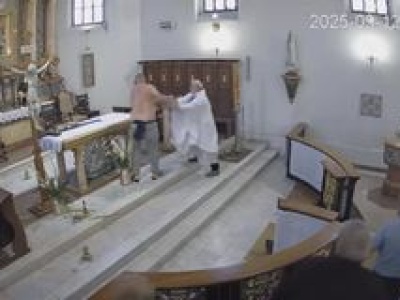 Dramatyczne sceny w kościele w Mieścisku. Pijany mężczyzna zaatakował księdza