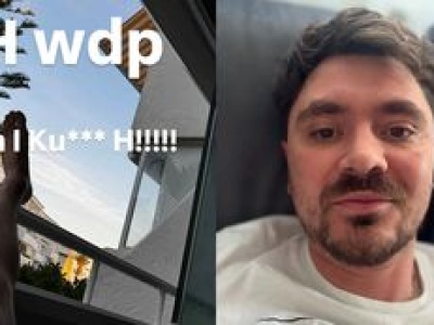 Daniel Martyniuk i jego stopa nadają szyfrem z balkonu: 