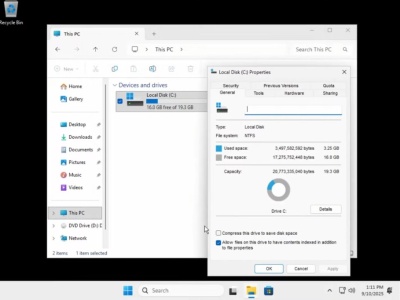 Nano11 to odchudzony Windows 11. Tiny11 zostaje w tyle
