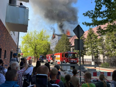 Pożar liceum w Grodzisku Mazowieckim. Śledztwo umorzone