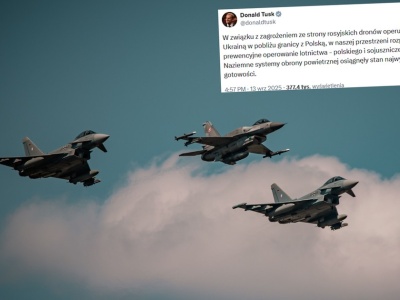 Lotnictwo NATO na polskim niebie. Premier informuje o 