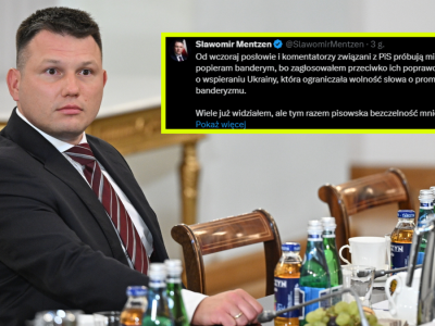 Mentzen uderza w PiS po sejmowym głosowaniu. 