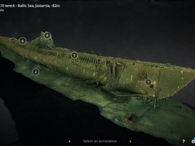 Na dnie Bałtyku spoczywa wrak U-Boota. Fenomenalna rekonstrukcja ukazuje go w 3D