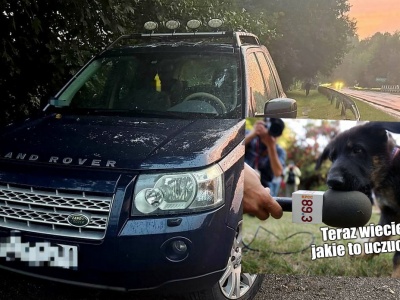 Wola Rudzka: policjanci wybili pijanemu kierowcy szybę, bo spał w samochodzie na środku drogi