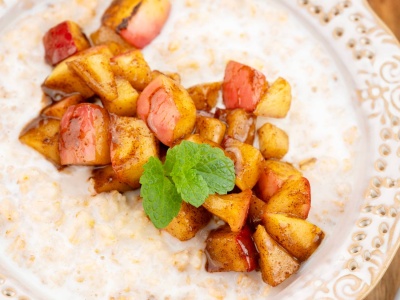 Owsianka z jabłkiem