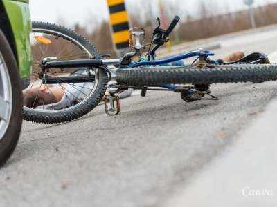 Potrącenie rowerzysty