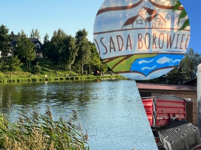 120-hektarowe gospodarstwo o trzech profilach działalności. Osada Borowiec łączy rolnictwo, hodowlę ryb i turystykę