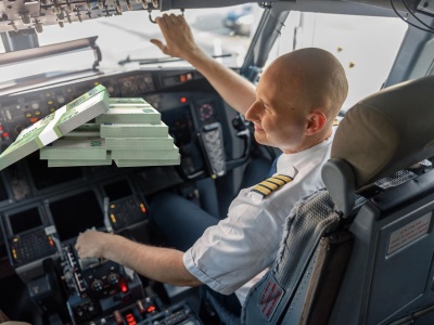 Zarobki pilotów 2025