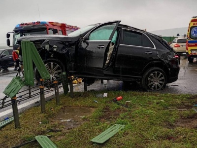 Seria wypadków na autostradzie A1. Pięć osób rannych, w tym dziecko
