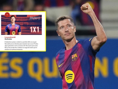 Lewandowski wszedł i zrobił show. Oto noty. 