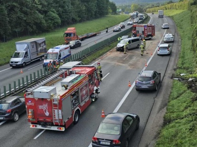 Wypadek na autostradzie A4. Utrudnienia w kierunku Rzeszowa