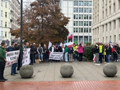Protest rolników w Warszawie 