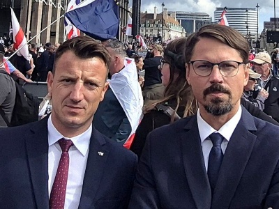 Posłowie Konfederacji w Londynie na marszu przeciw masowej imigracji i w obronie wolności słowa