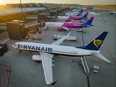 Walka o Bratysławę. Ryanair dubluje trasy Wizz Air