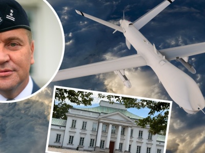 Strącili drona nad Belwederem. Rzecznik SOP wyjaśnia, co się stało