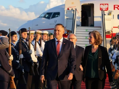 Nawrocki z wizytą w Berlinie. 