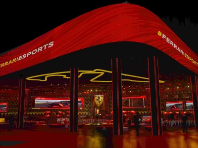 ARAM SPEŁNIA MARZENIE FERRARI O PIERWSZEJ NA ŚWIECIE IMMERSYJNEJ ARENIE WYŚCIGÓW ESPORTOWYCH