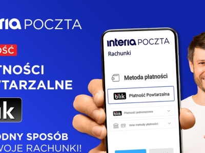 Interia pierwszym portalem w Polsce z Płatnościami Powtarzalnymi BLIK