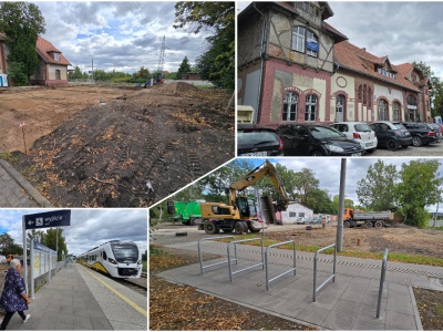 Przy świdnickiej stacji powstaje nowy parking. Pomieści około 50 aut [FOTO/VIDEO]