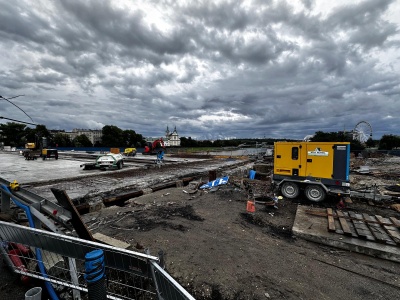 Tu za miesiąc mają pojechać tramwaje. Trwają prace na moście Grunwaldzkim (ZDJĘCIA)