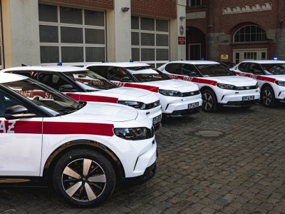 Elektryczne Fordy Capri w służbie straży pożarnej