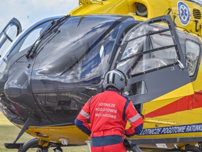 Awaryjne lądowanie samolotu w Gliwicach. Maszyna osiadła bez podwozia