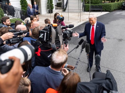 Donald Trump dostał niewygodne pytanie. 