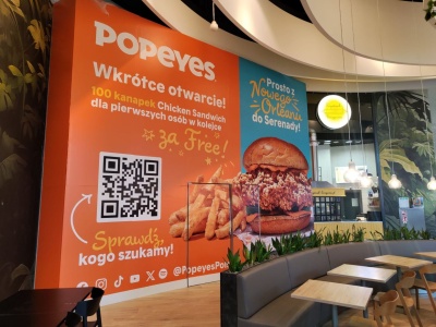 Popeyes otworzy swoją drugą restaurację w Krakowie