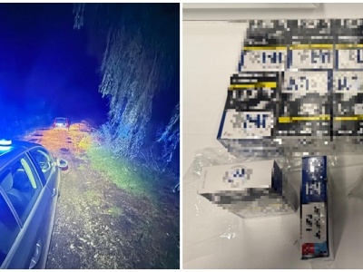 Pijany kierowca z kontrabandą [FOTO]