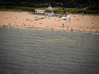To jedna z najszerszych plaż w Polsce. 