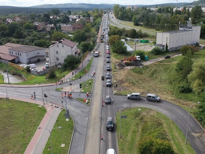 Korki na kluczowej ulicy w Kielcach
