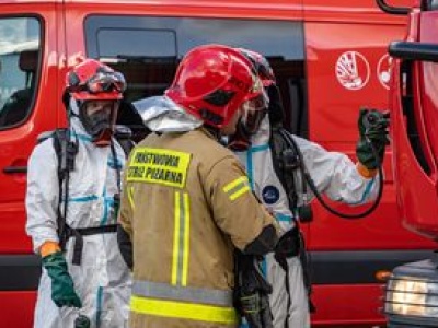 Lotnisko 25 - ćwiczenia służb ratowniczych w Pile