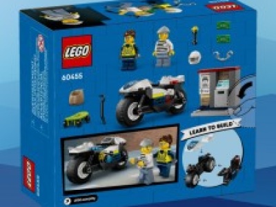 LEGO City Pościg na motocyklu policyjnym za 24,99 zł (cena katalogowa 42,99 zł) w Amazon PL