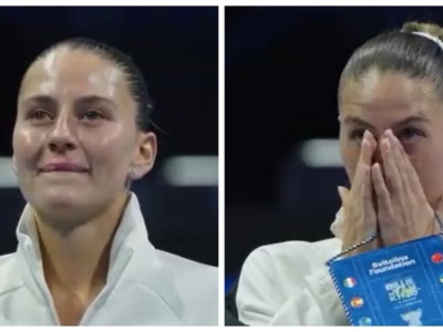 Zabrzmiał hymn Ukrainy. Targały nią ogromne emocje