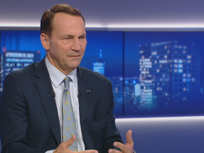 Prośba o zestrzeliwanie dronów nad Ukrainą. Szef MSZ Radosław Sikorski zabrał głos