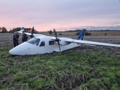 Awaryjne lądowanie samolotu pod Gliwicami