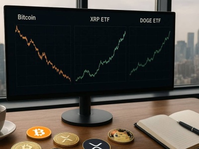 Bitcoin traci w obliczu zbliżających się ETF-ów XRP i DOGE. Rynek wkracza w “sezon na altcoiny”