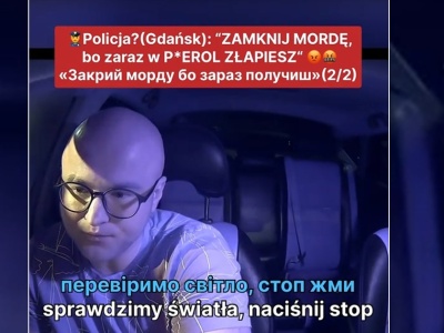 Policjant nagrany podczas interwencji. Szok to mało powiedziane. W sieci wrze