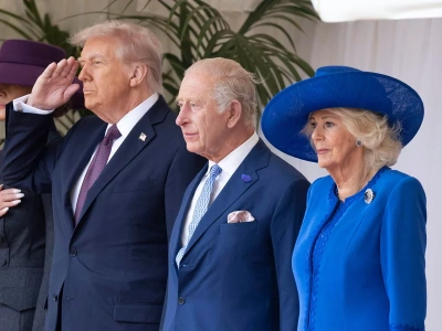 Trump rozbawił Karola III. Tak wyglądał bankiet na zamku Windsor