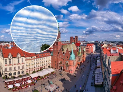 Nagle wszyscy zaczęli patrzeć w niebo. Zachwycające falowane chmury nad Polską