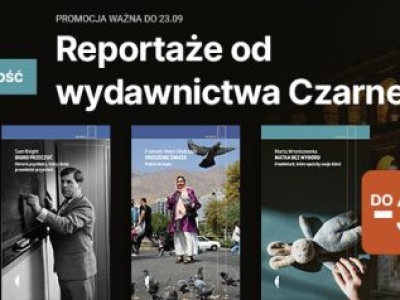Promocje dnia – 18.09.2025: Czarne, Znak, SQN, Powieści, Inanna, Hallett, Prodoteo