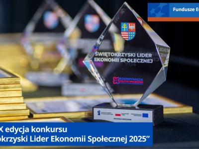 Trwa nabór wniosków w konkursie „Świętokrzyski Lider Ekonomii Społecznej 2025”